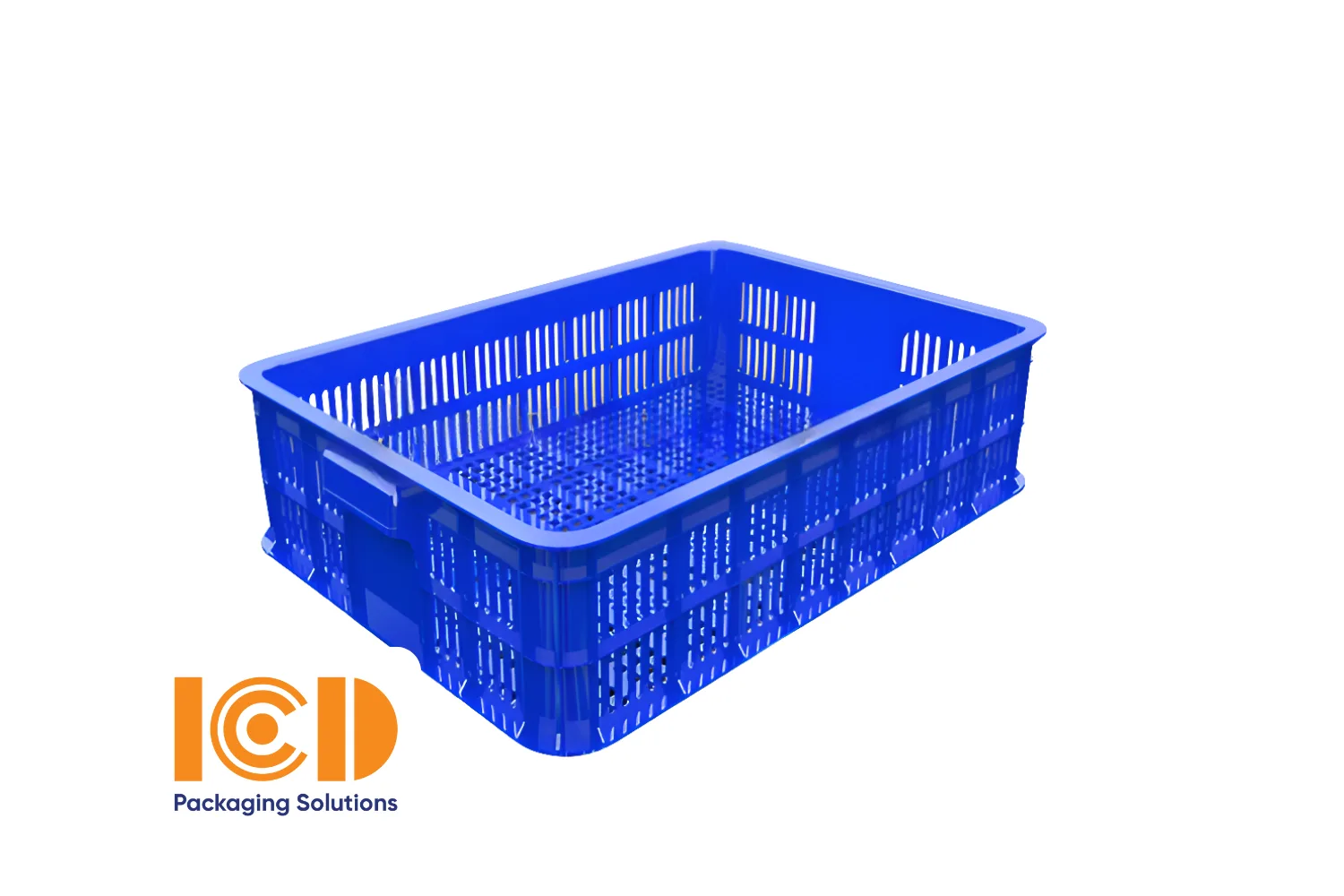 Thùng nhựa sóng hở ICD KT 610x420x150 mm