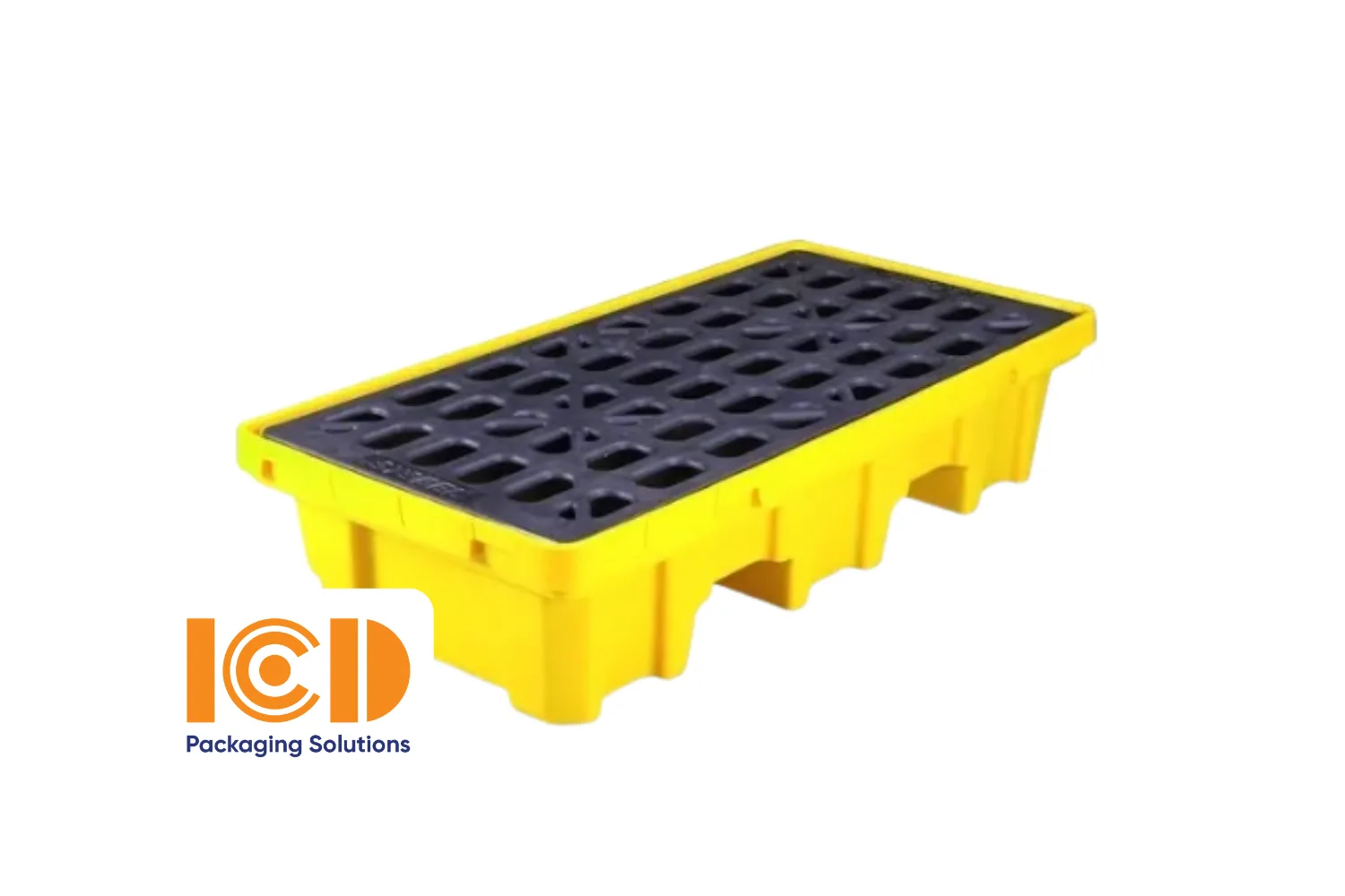 Pallet nhựa chống tràn 2 phuy 1300x660x300 mm