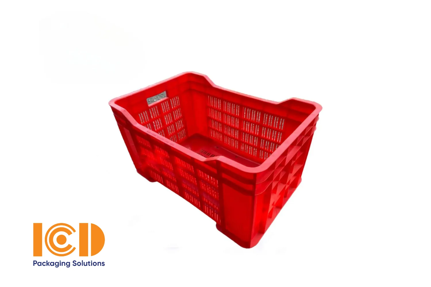 Thùng nhựa 6 sóng hở ICD 530x350x290mm