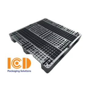 Pallet Nhựa ICD 3 Chân IPS EMV1111 VN RB KT1100x1100x150mm đen