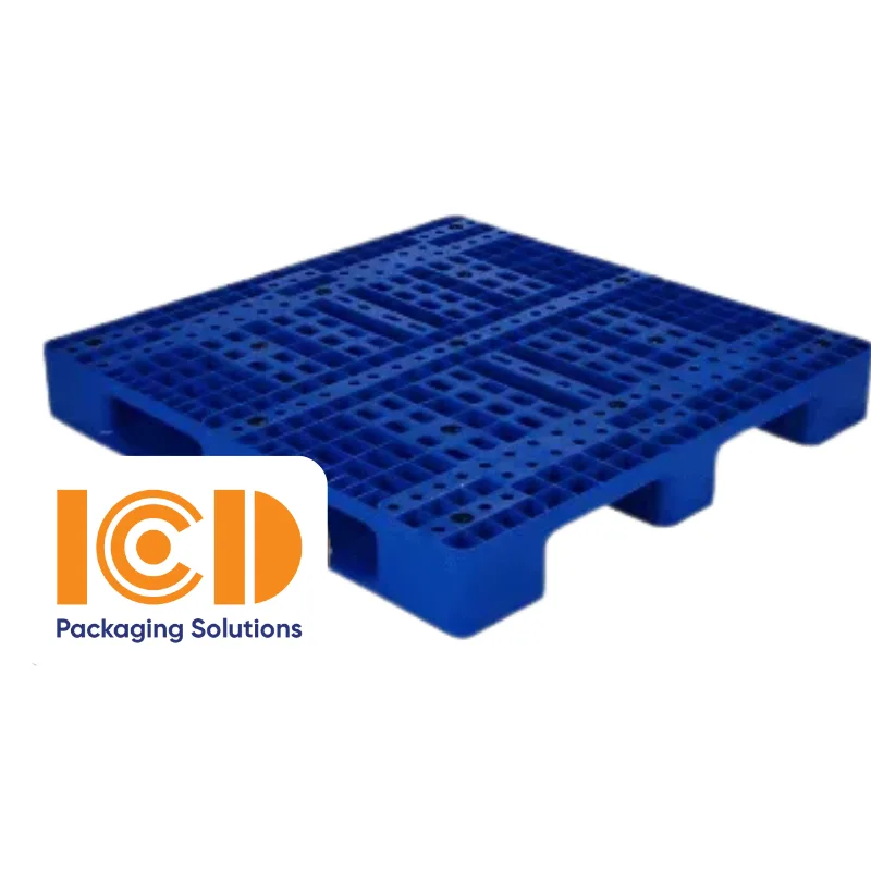 Pallet Nhựa Kê Kho PL06-LK 1100x1100x150 mm xanh