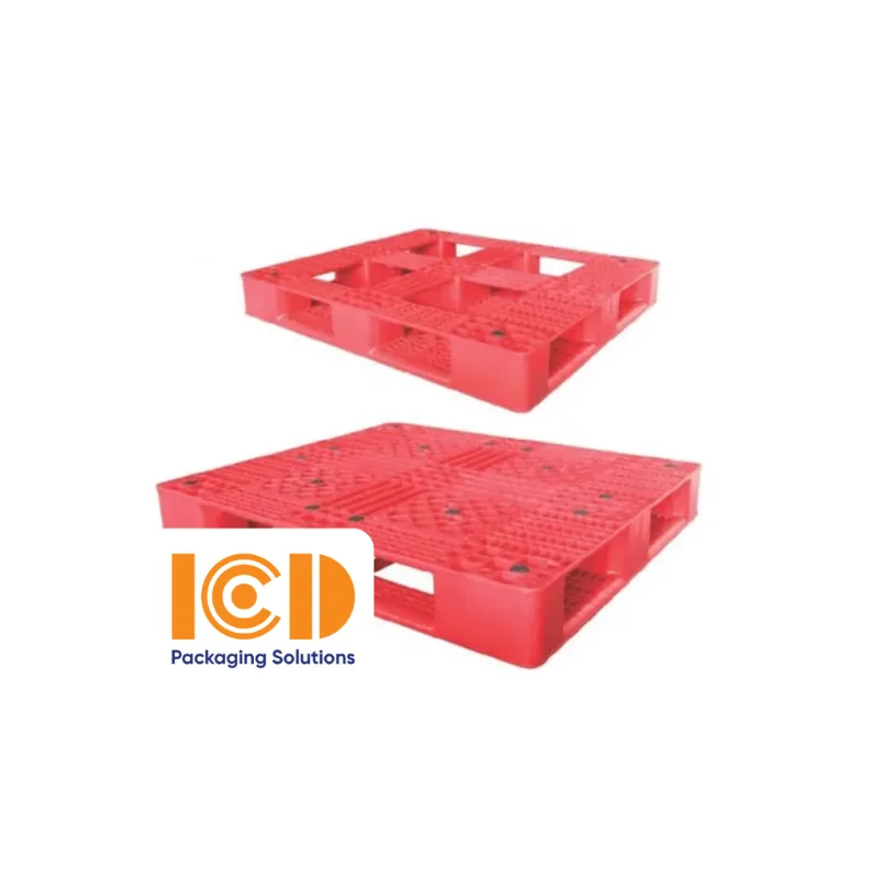 Pallet Nhựa ICD PL04-LK 1200x1000x150 mm đỏ