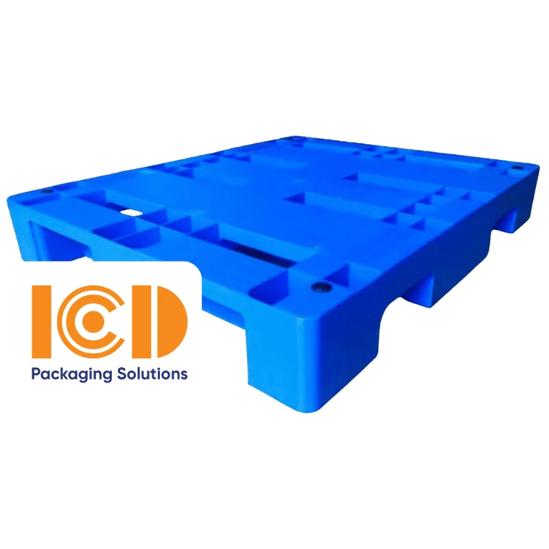 Pallet nhựa 3 chân PMV1012B3 KT1000x1200x170mm xanh