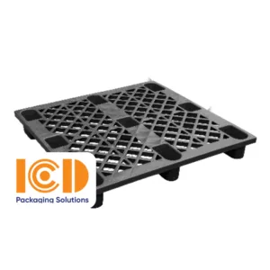 Pallet nhựa cốc ICD C145-3 KT1200x1000x145 Đen
