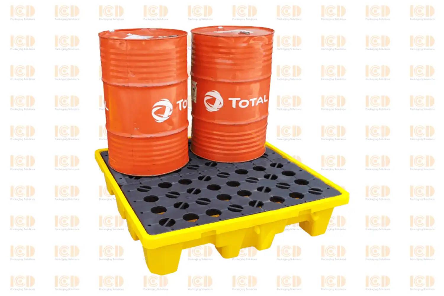 ICD Spill-Containment Pallet 4-Drum 1300x1300x300mm - product photo 2