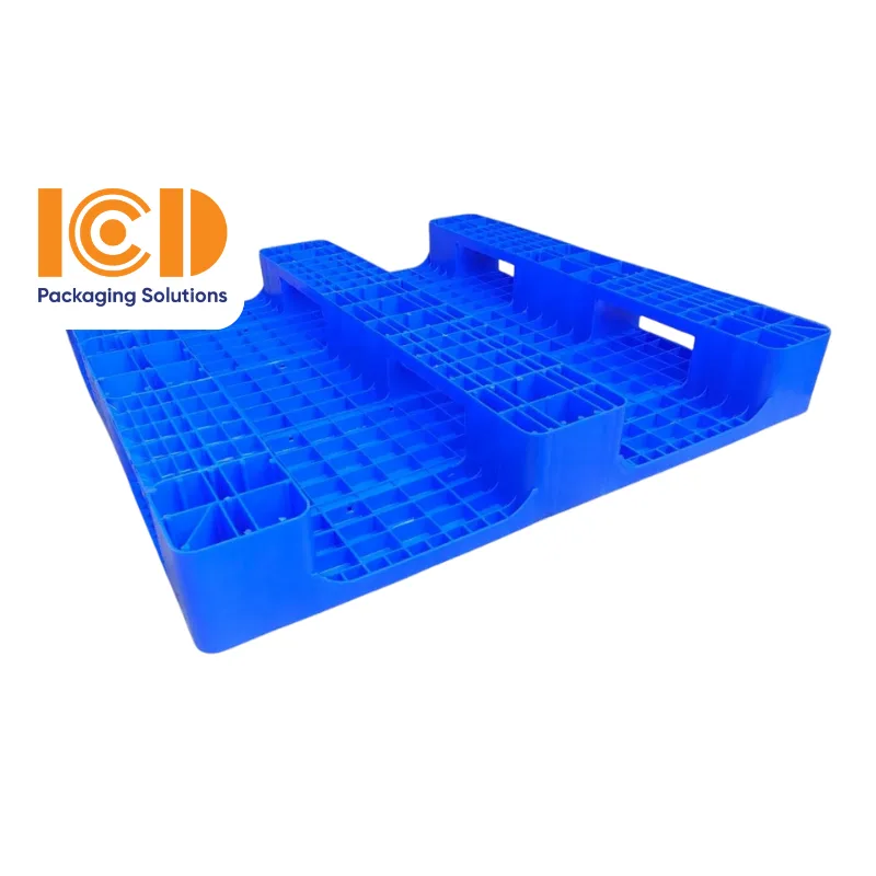 Pallet nhựa 3 chân mặt bít ICD- EHS1212B3 KT1200x1200x165mm
