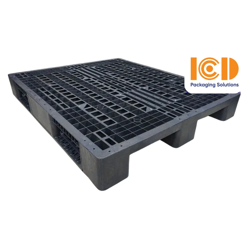 Pallet 3 Chân ICD-EHV1012B2 KT1000x1200x150mm đen