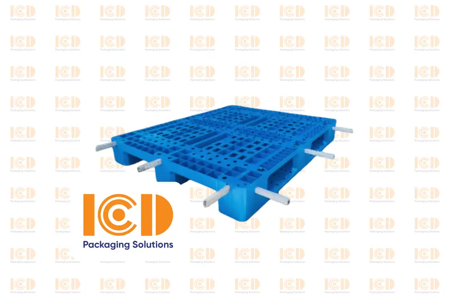 ICD PL10-LK Steel-Core Plastic Pallet 1200x1000x150mm - product photo 2