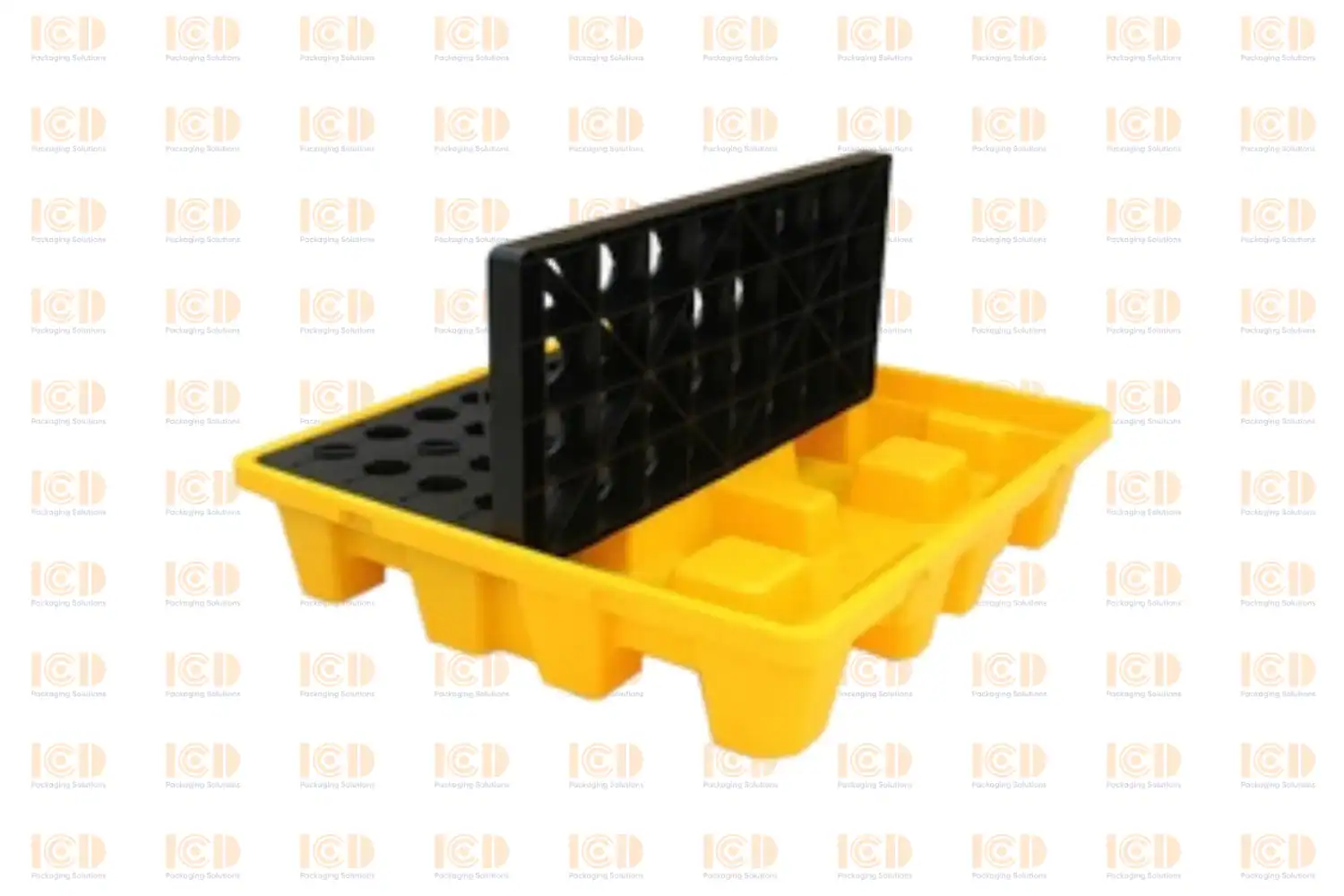 ICD Spill-Containment Pallet 4-Drum 1300x1300x300mm - product photo 4
