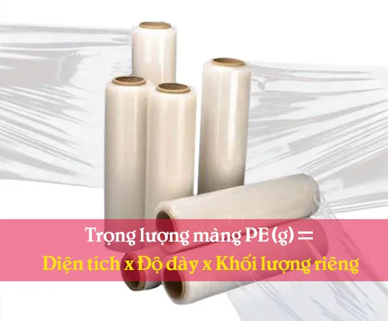 cách tính trọng lượng màng PE