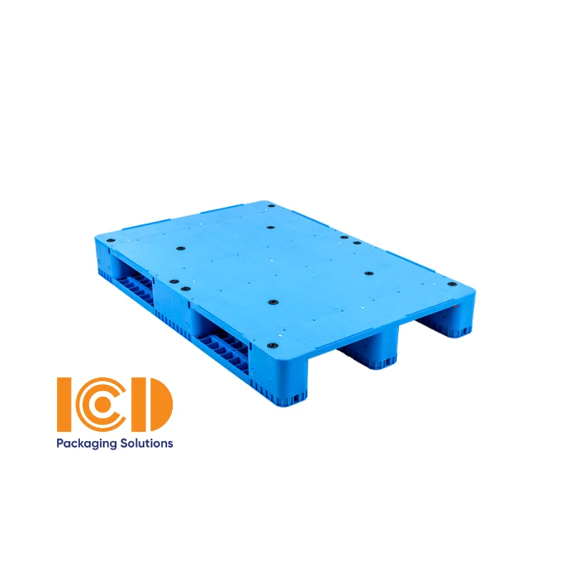 Pallet phẳng kiểu chữ xuyên ICD XU MK 1208 1200x800x150 mm