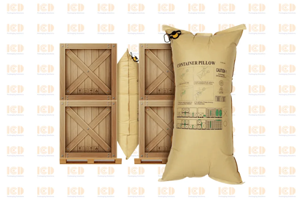 túi khí chèn hàng kraft