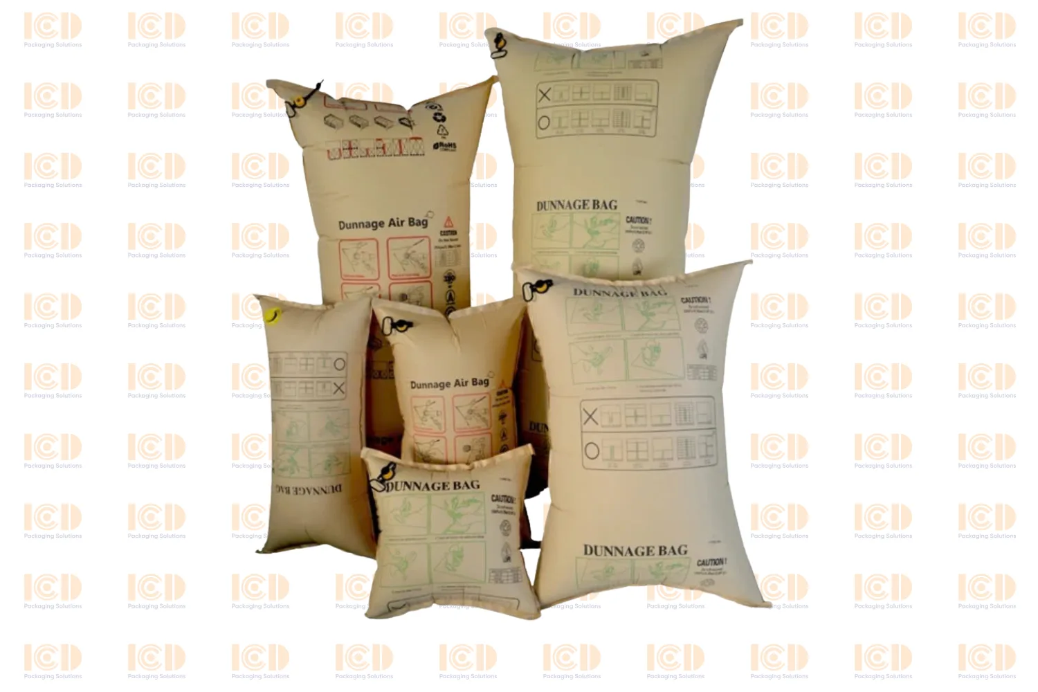 Túi khí chèn hàng giấy Kraft