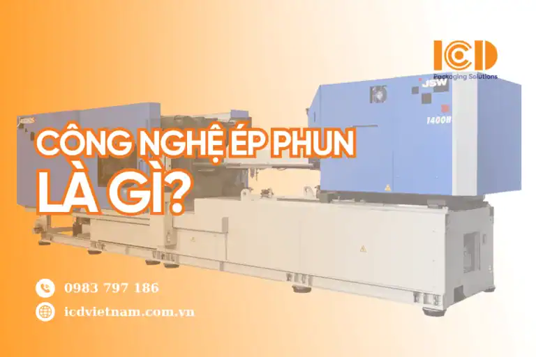 Máy ép phun nhựa công nghiệp dùng sản xuất thùng nhựa