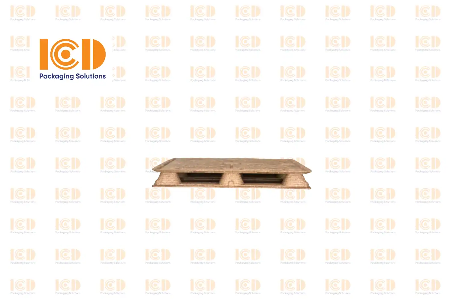 Pressed Sawdust Pallet Single-Deck ICD SD-ICD120100 1200x1000x140mm - product photo 4