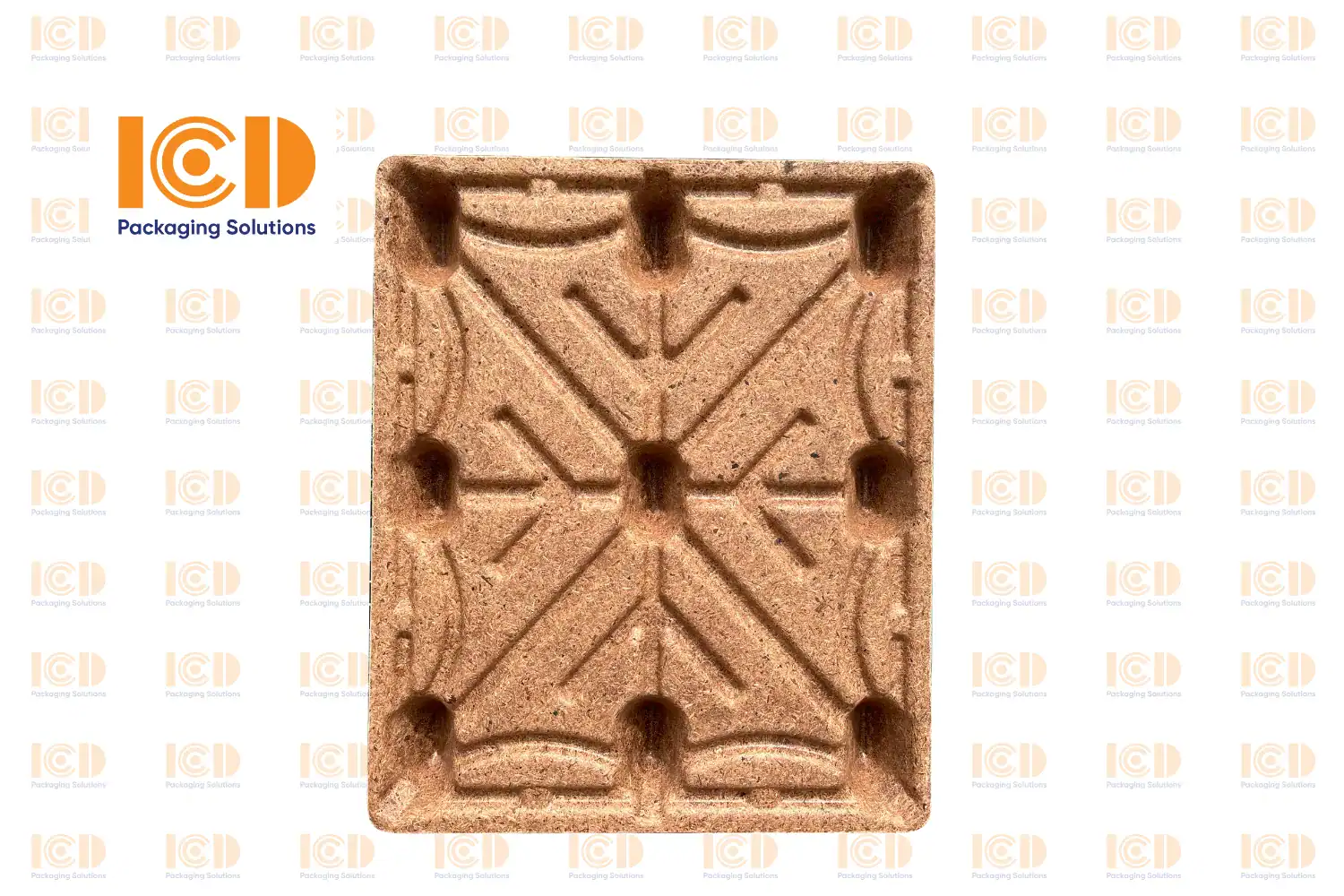 Pressed Sawdust Pallet Single-Deck ICD SD-ICD120100 1200x1000x140mm - product photo 9