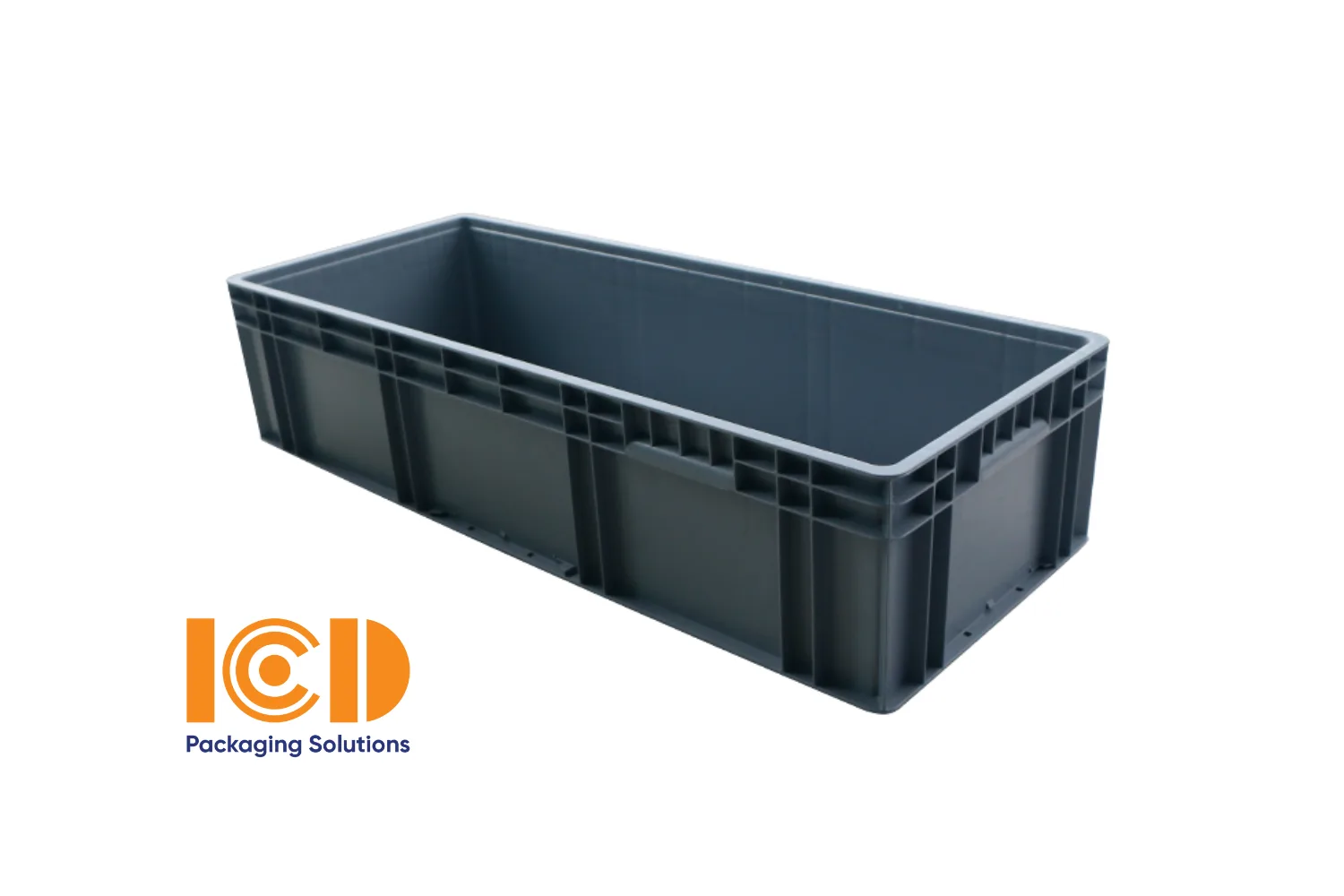Thùng Nhựa Logistics Chống Rơi ICD EU 41023 KT 1000 x 600 x 230 mm