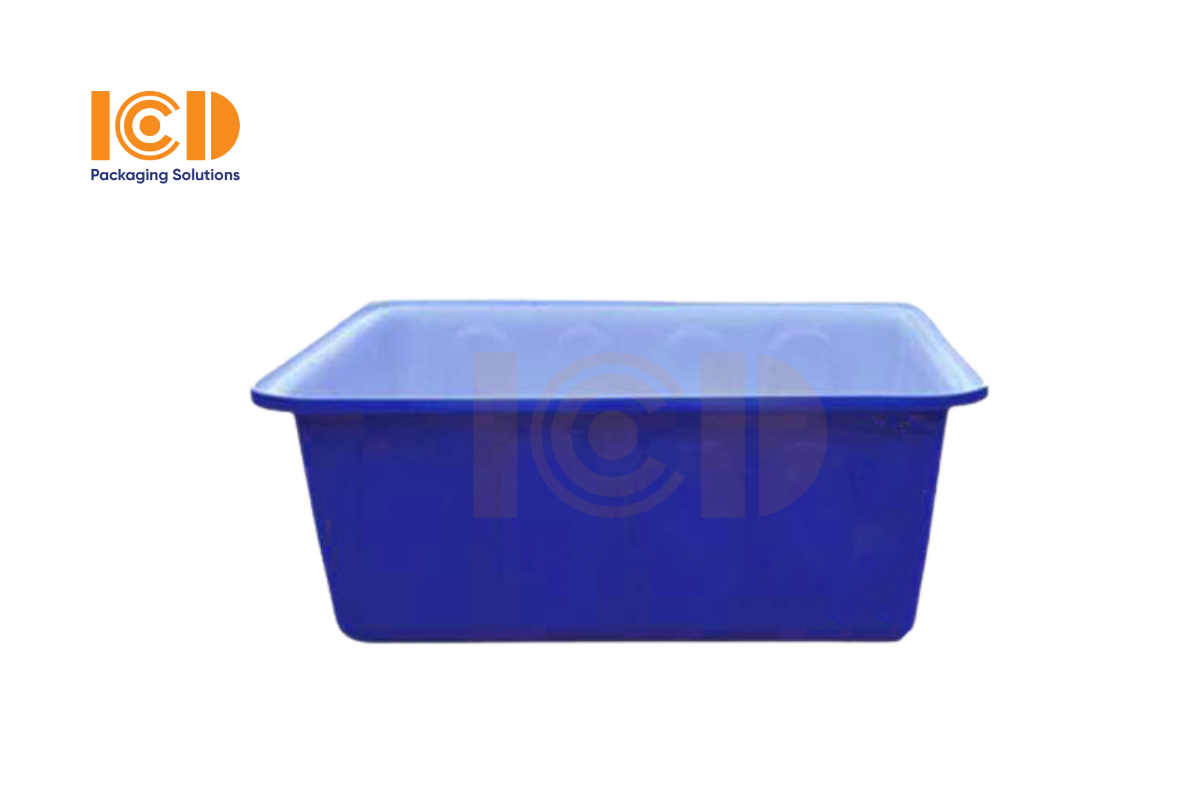 Thùng nhựa vuông 300L: Giải pháp lưu trữ công nghiệp và chăn nuôi bền bỉ