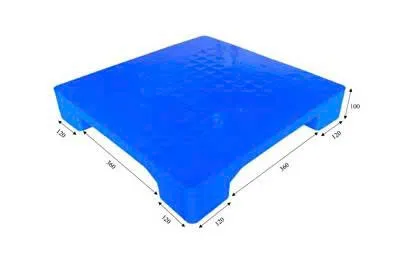 Pallet nhựa lót sàn 4 chân gù mặt bít KT 600x600x100mm