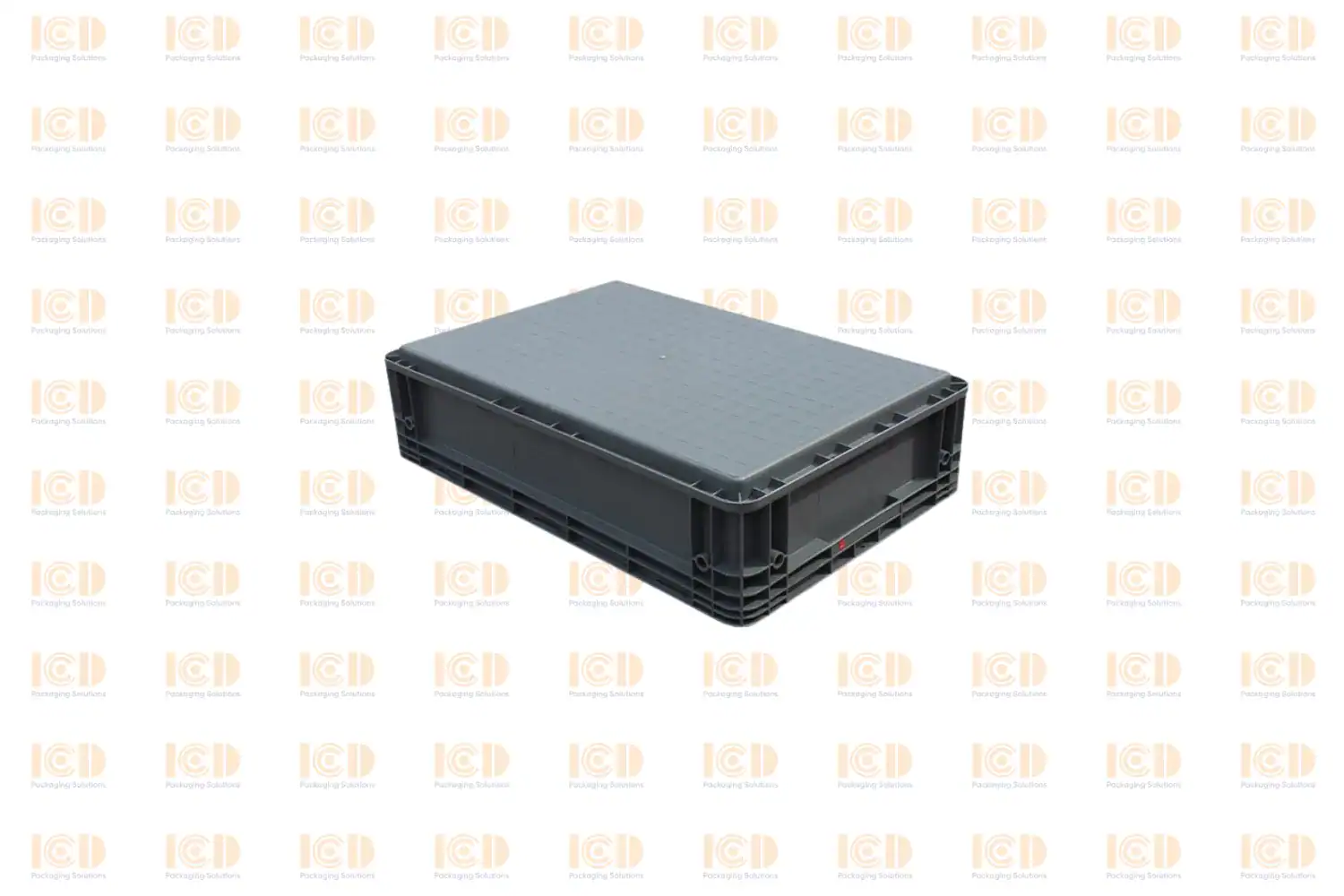 Lidded Plastic Bin ICD EU 600-147 600x400x147 mm - product photo 2