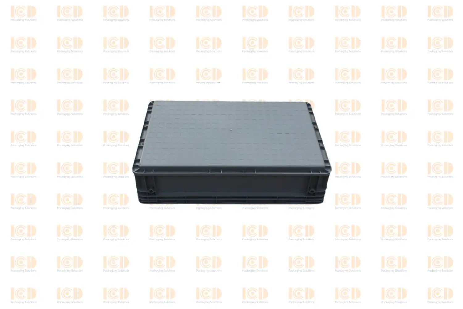 Lidded Plastic Bin ICD EU 600-147 600x400x147 mm - product photo 5