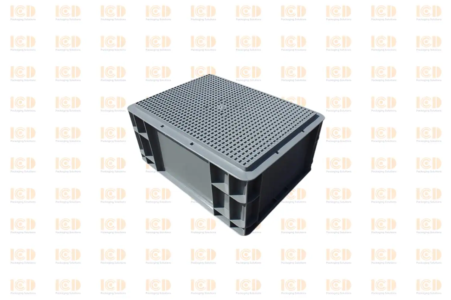 Solid Plastic Bin EU standard ICD EU 4316 400x300x170 mm - product photo 2