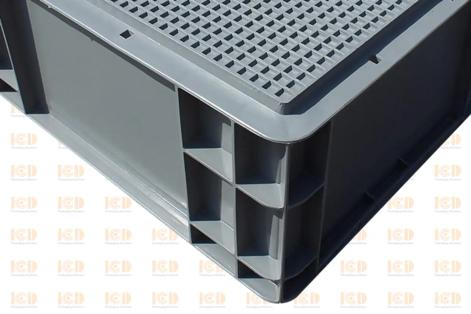 Solid Plastic Bin EU standard ICD EU 4316 400x300x170 mm - product photo 5