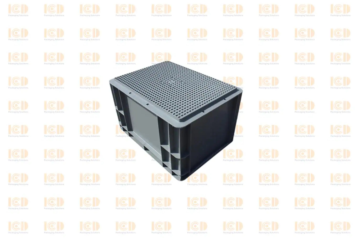 Solid Plastic Bin EU standard ICD EU 4322 400x300x230 mm - product photo 3