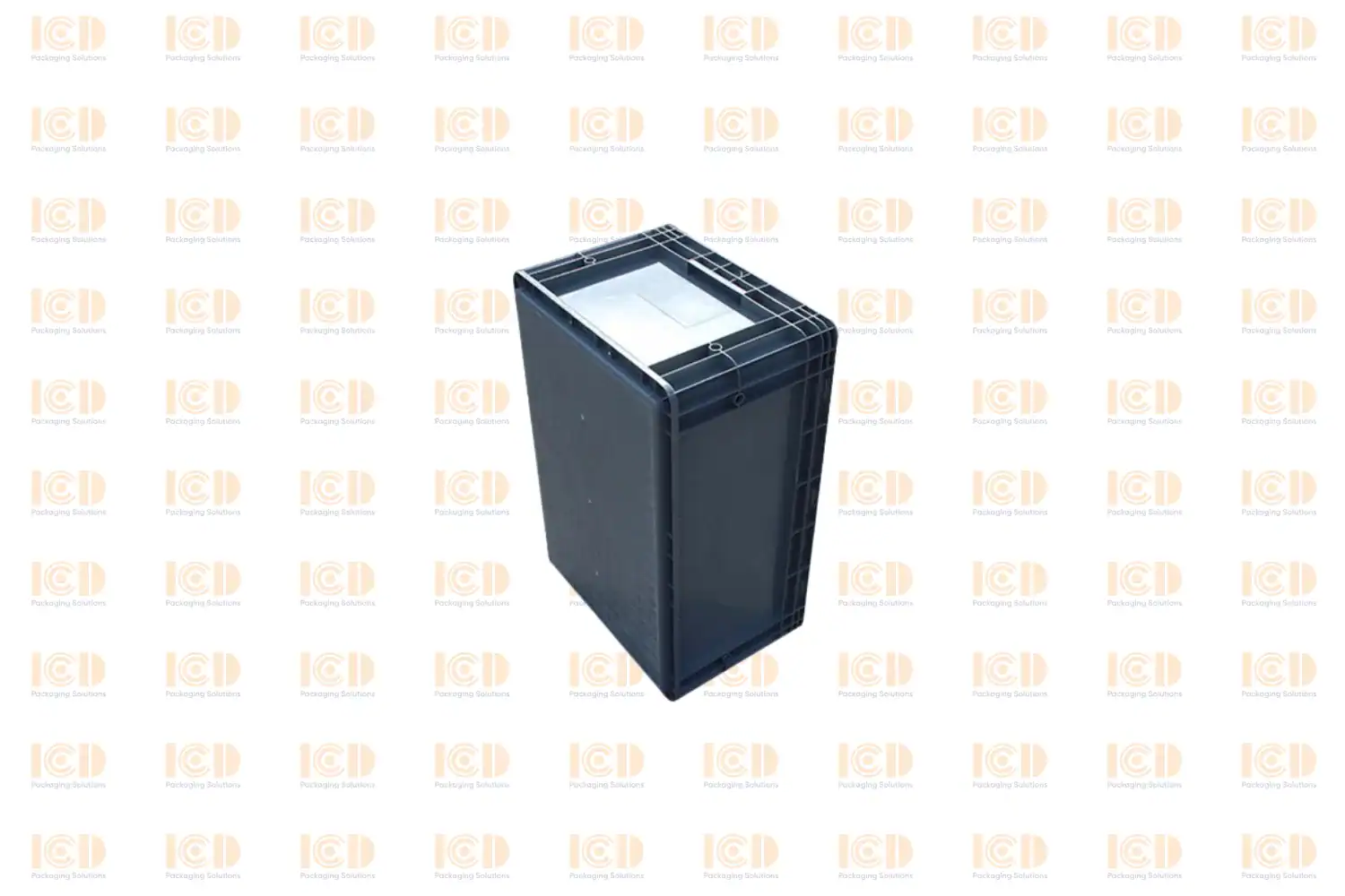 Lidded Plastic Bin ICD EU 600-230 600x400x230 mm - product photo 4