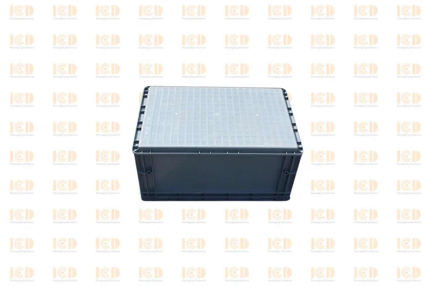 Lidded Plastic Bin ICD EU 600-230 600x400x230 mm - product photo 5