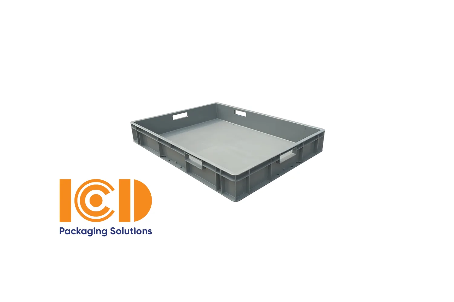 Hộp nhựa ICD EU 8611 800 x 600 x 120 mm
