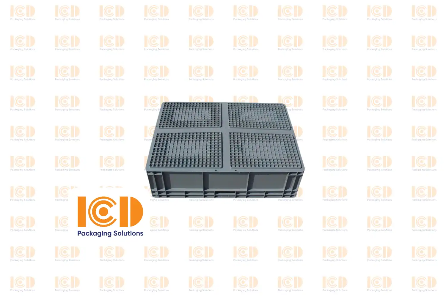 Solid Plastic Bin EU standard ICD-6924 800x600x230 mm - product photo 3