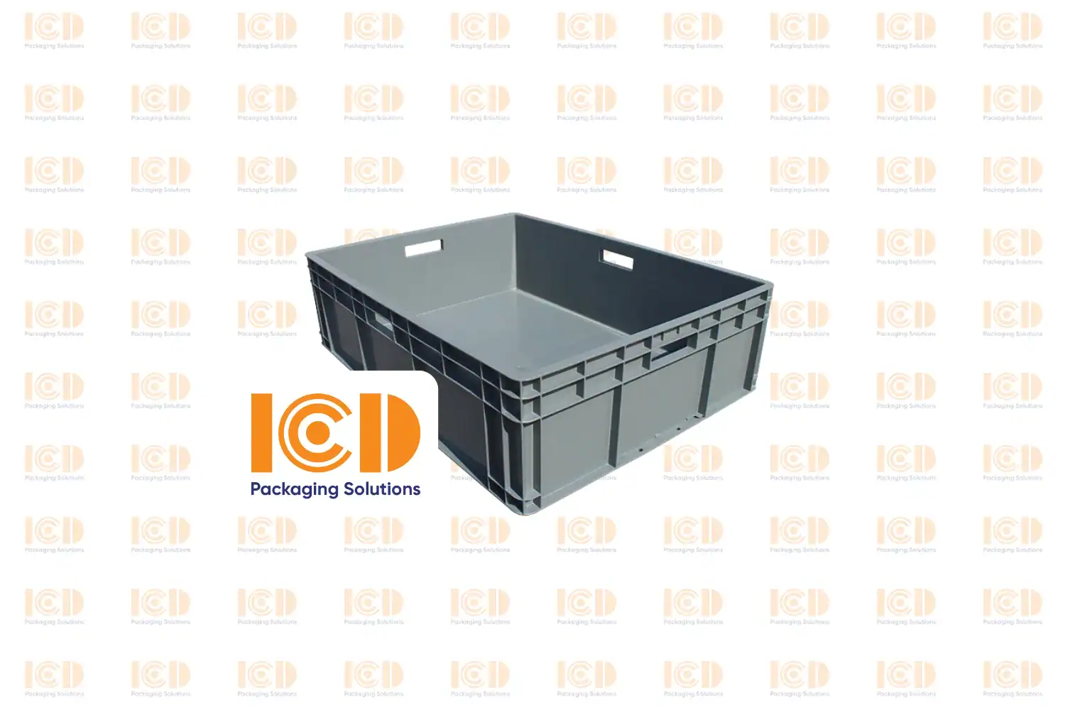 Solid Plastic Bin EU standard ICD-6924 800x600x230 mm - product photo 5