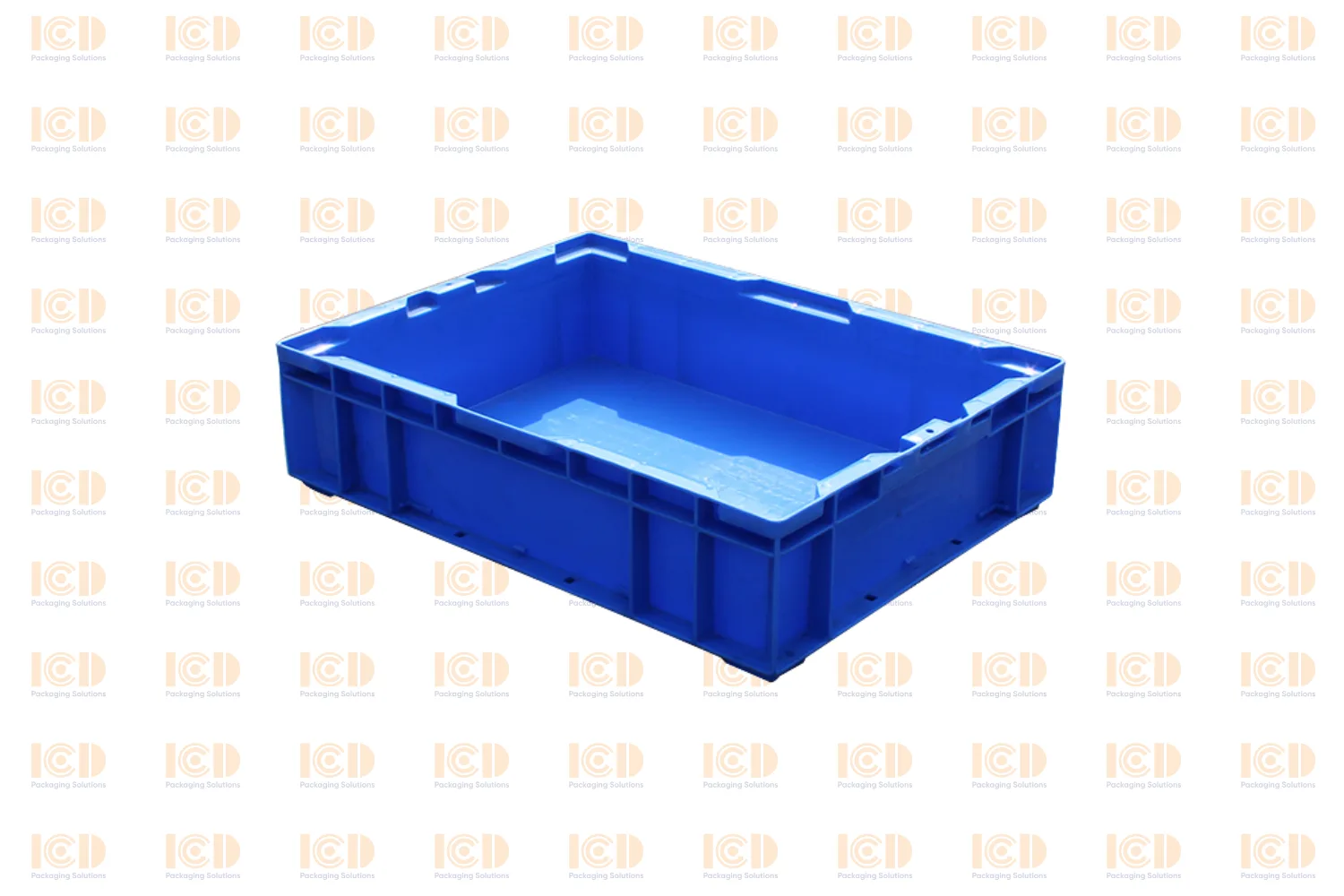 Thùng nhựa đặc HP4A - Giải pháp lưu trữ Logistics bền bỉ, chịu lực cao