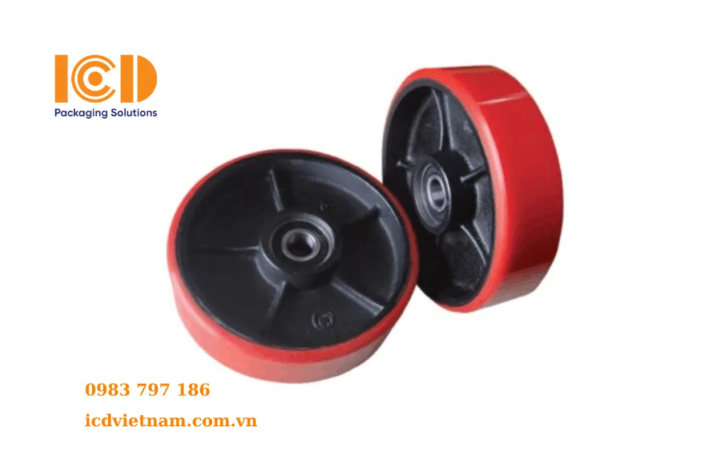 bánh xe nâng tay pu