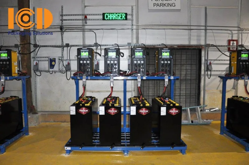 sạc pin xe nâng điên