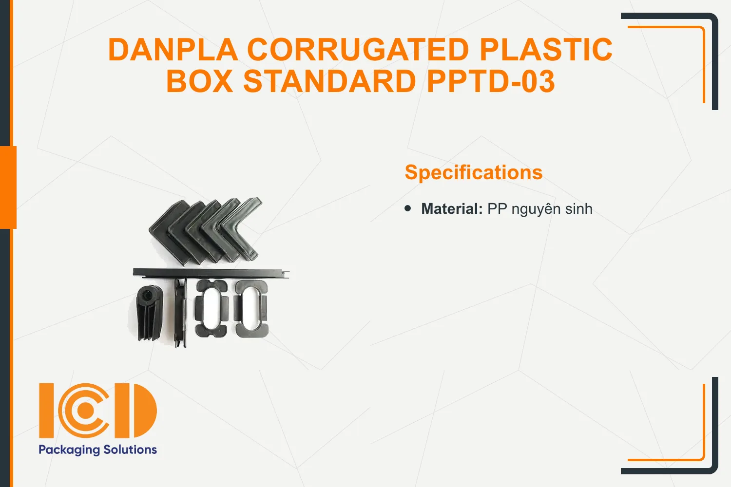 Danpla Corrugated Plastic Box standard PPTD-03
