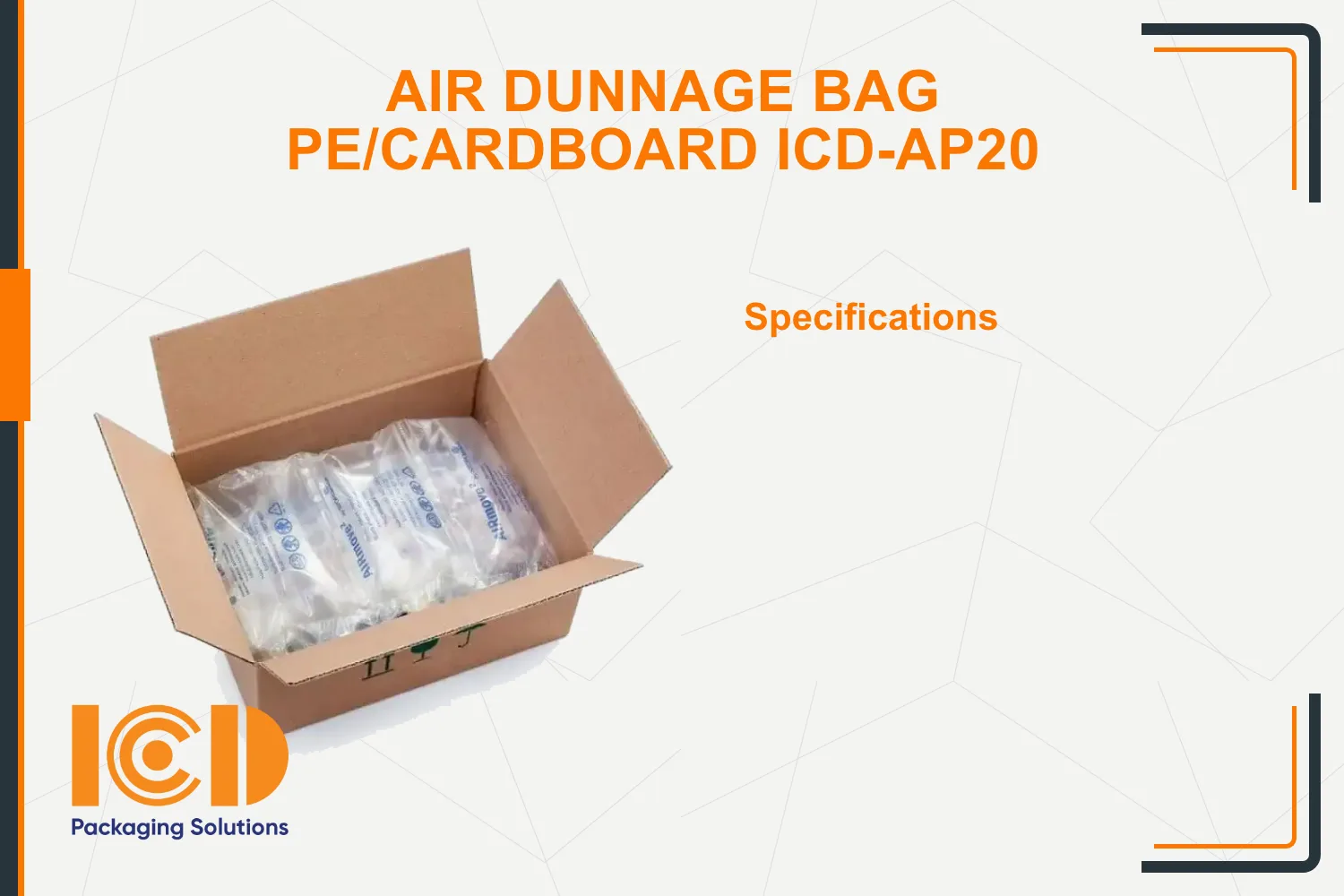Air Dunnage Bag PE/cardboard ICD-AP20
