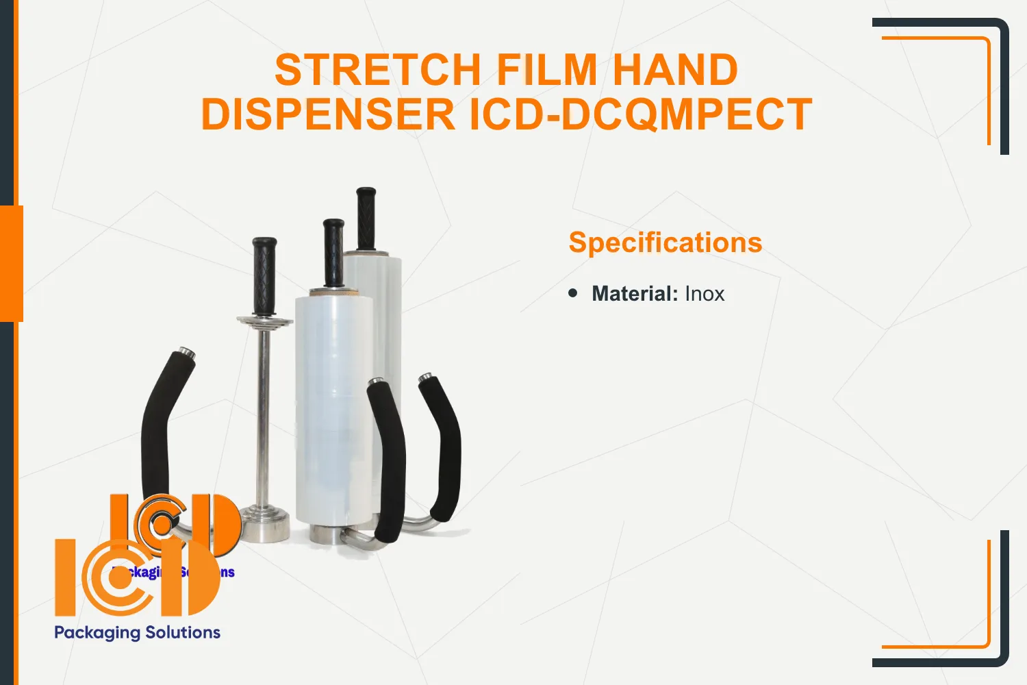 Stretch Film Hand Dispenser ICD-DCQMPECT