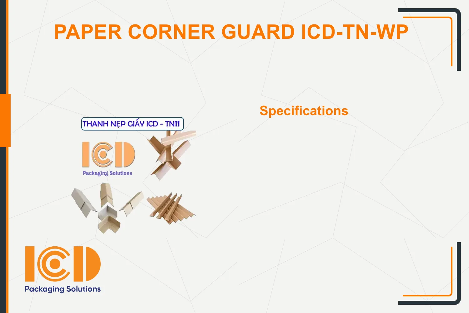 Paper Corner Guard ICD-TN-WP