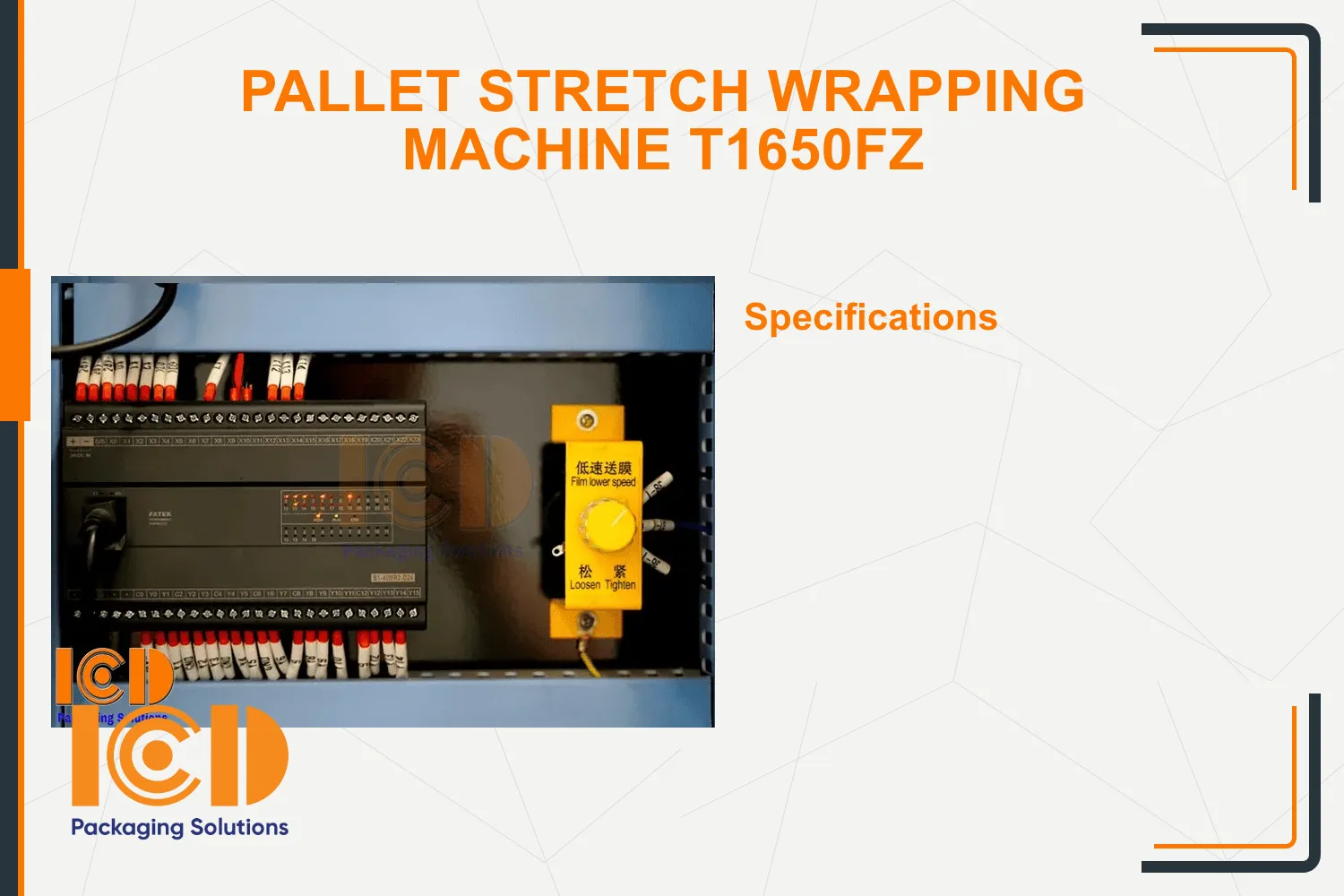 Pallet Stretch Wrapping Machine T1650FZ