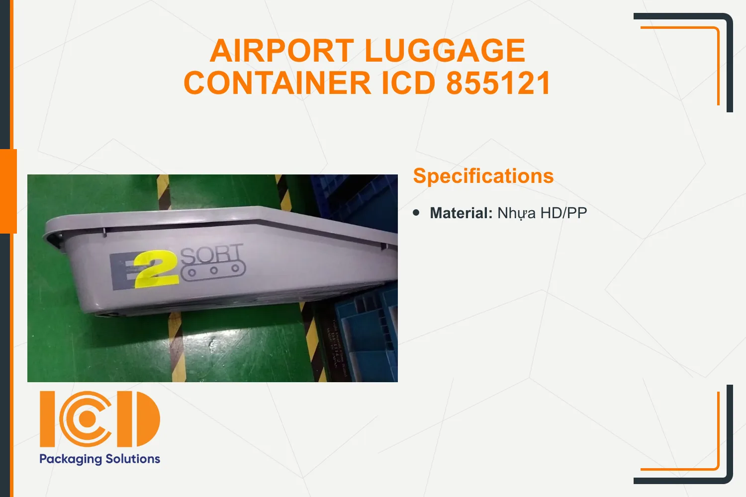 Airport Luggage Container ICD 855121