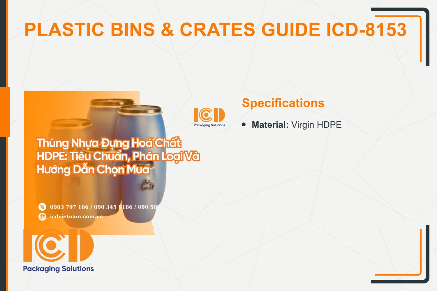 Plastic Bins &amp; Crates Guide ICD-8153