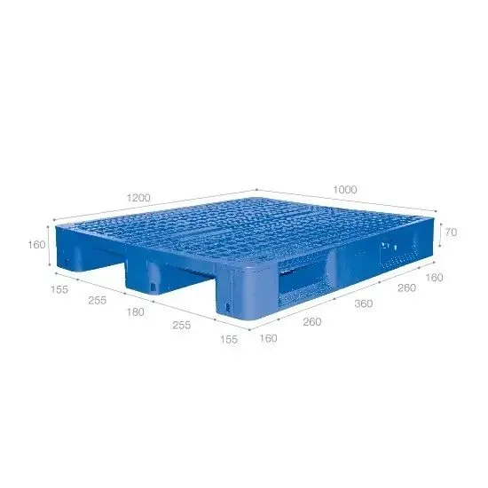 Pallet nhựa cho kệ tự động ASRS nhập khẩu Malaysia ICD-A1210S4-2M (1200 x 1000 x 160 mm)