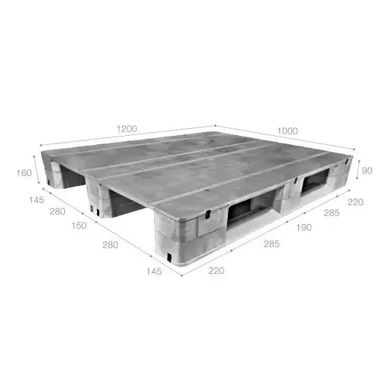 Pallet nhựa cho kệ tự động ASRS nhập khẩu Malaysia ICD-A1210S4-3P (1200 x 1000 x 160 mm)