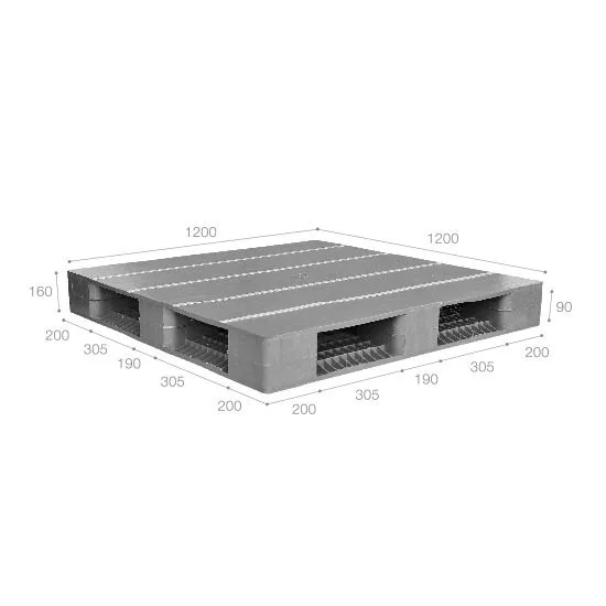 Pallet nhựa cho kệ tự động ASRS nhập khẩu Malaysia ICD-A1212R4-1A (1200 x 1200 x 160 mm)