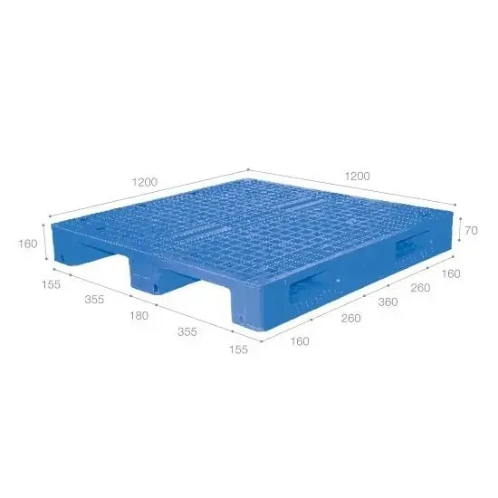 Pallet nhựa cho kệ tự động ASRS nhập khẩu Malaysia ICD-A1212S4-2M (1200 x 1200 x 160 mm)