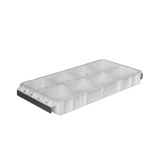 Thùng nhựa đặc công nghiệp nhập khẩu Malaysia ICD-B1150VN-3 (1100 x 500 x 115 mm)
