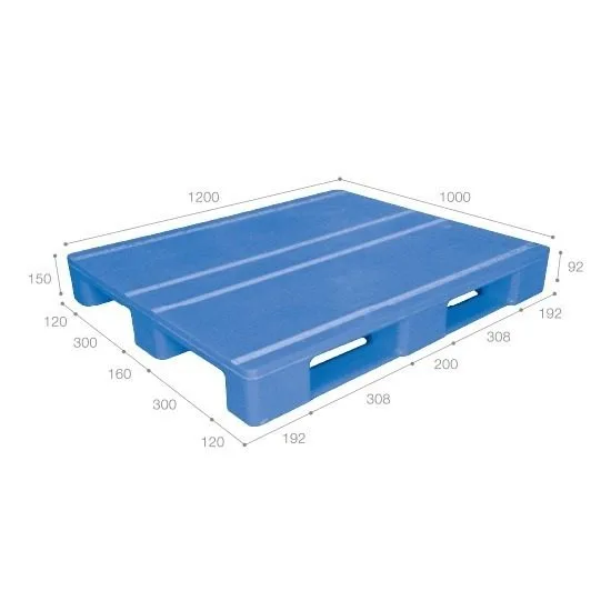 Pallet nhựa dược phẩm nhập khẩu Malaysia ICD-P1210S4-1N (1200 x 1000 x 150 mm)