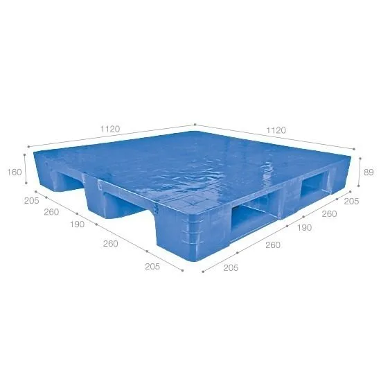 Pallet nhựa siêu vệ sinh nhập khẩu Malaysia ICD-S1120S4-2L (1120 x 1120 x 160 mm)